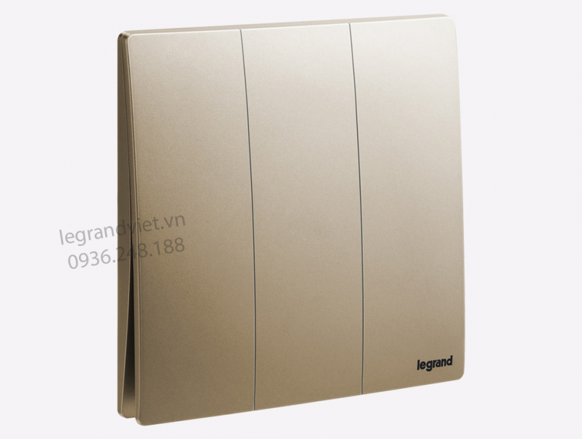Công tắc ba 1 chiều màu Dark Silver Legrand Galion 282404-C3