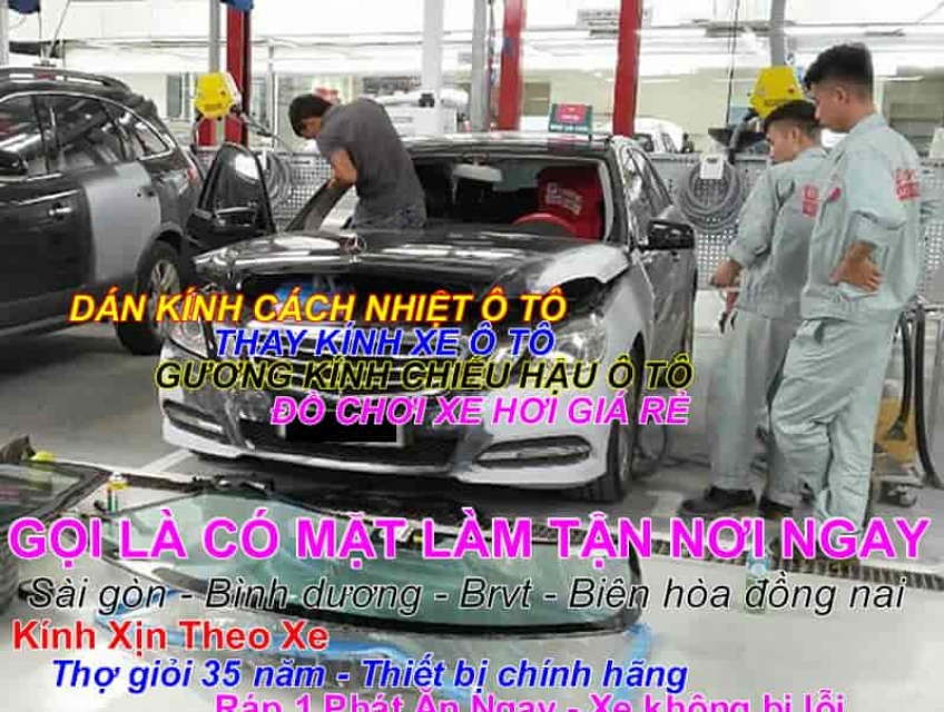 Dán Phim cách nhiệt xe hơi tận nơi O94444 5O36