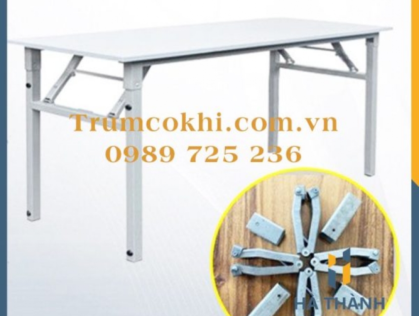 Tác dụng của bản lề gấp gọn thông minh, phụ kiện bàn xếp gọn.