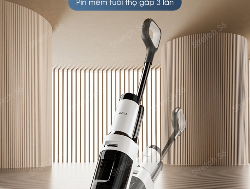 Máy lau nhà khô ướt cầm tay Tineco Floor One Stretch S6 chính hãng