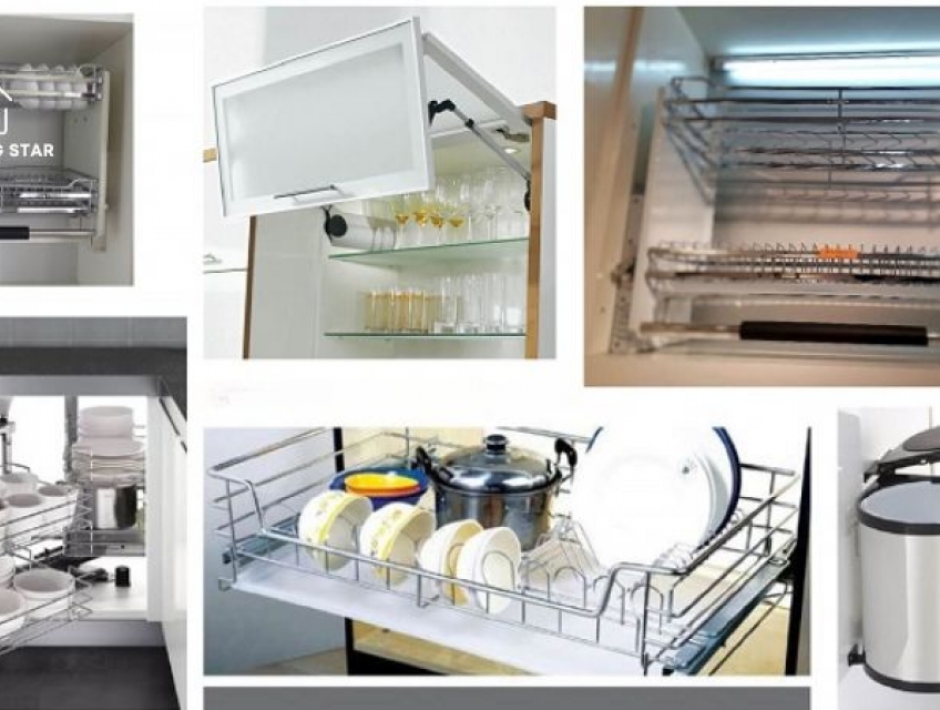 Phụ kiện gia dụng phòng bếp: Tiện nghi, tô điểm không gian