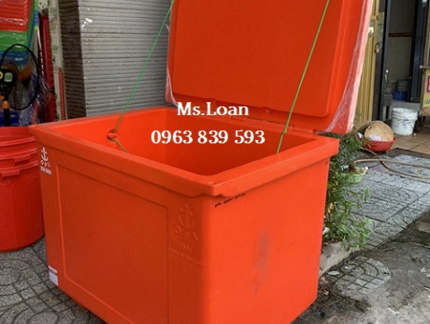 Thùng đá thái lan 450L dùngtrữ hải sản, thực phẩm đông lạnh 0963839593