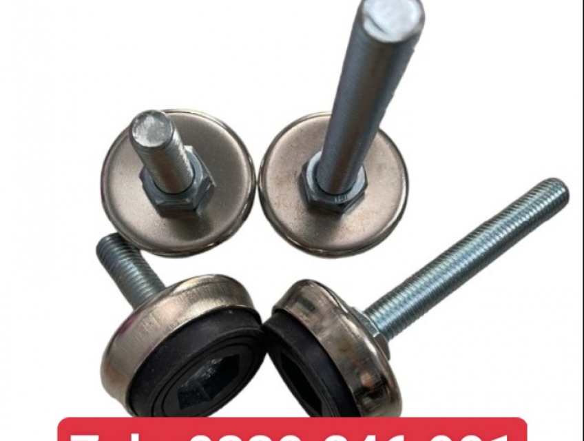 Chân Tăng chỉnh đế cao su cho bàn máy