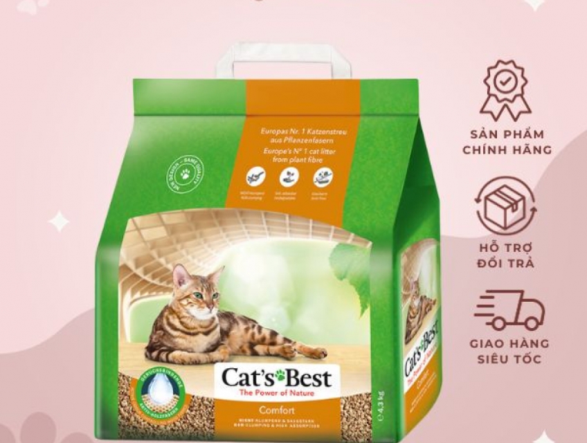 giới thiệu sản phẩm cát cho mèo của nhà Sammypet