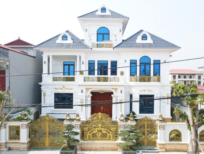 Họa tiết Trúc mai hóa rồng trong cổng nhôm đúc Đệ Nhất Cổng