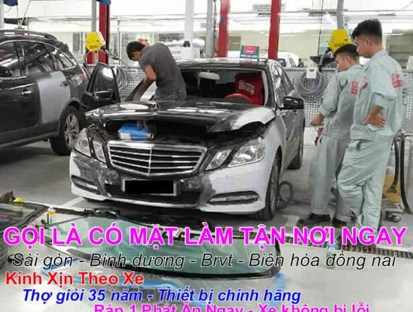 Dịch vụ Thay Kính Ô Tô, xe tải, xe con, xe cổ Tận Nơi Giá rẻ