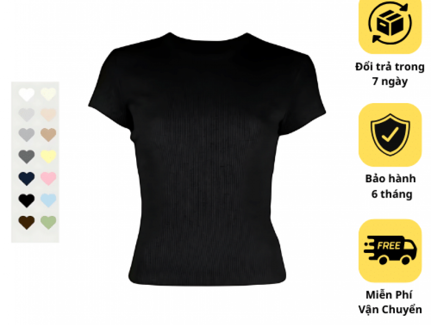 Mẫu áo thun ôm thời trang đang HOT TREND được mua nhiều nhất năm 2024