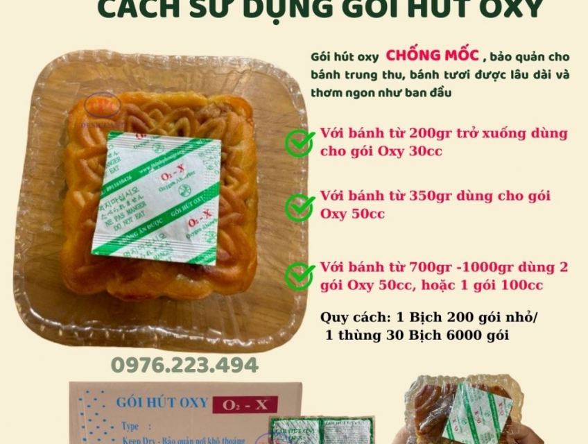 Cách Sử Dụng Gói Hút Oxy