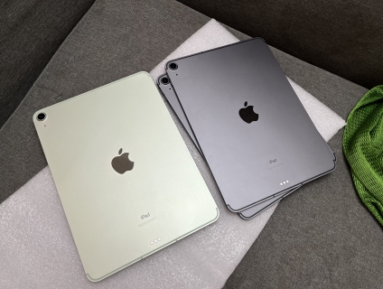 iPad Air 4 (2020):  + 64GB - 4G+Wifi - Green/Gray body 99 Đẹp keng