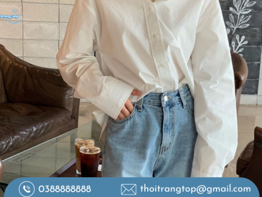 Phối đồ đi chơi với quần jean