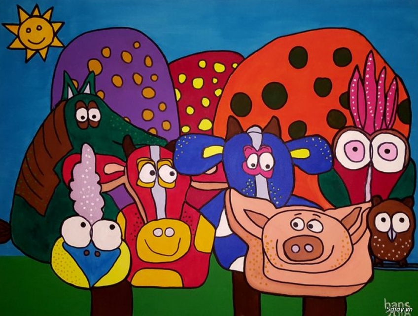 Lớp học vẽ cơ bản cho bé ở Kiều Mai Từ liêm