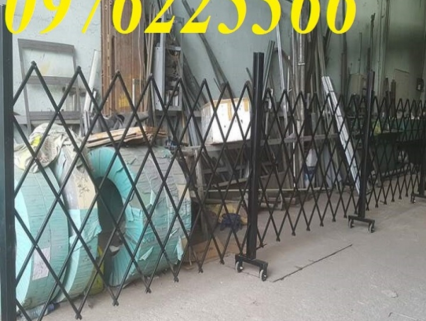 Địa chỉ sản xuất hàng rào xếp sắt di động tại Hà Nội