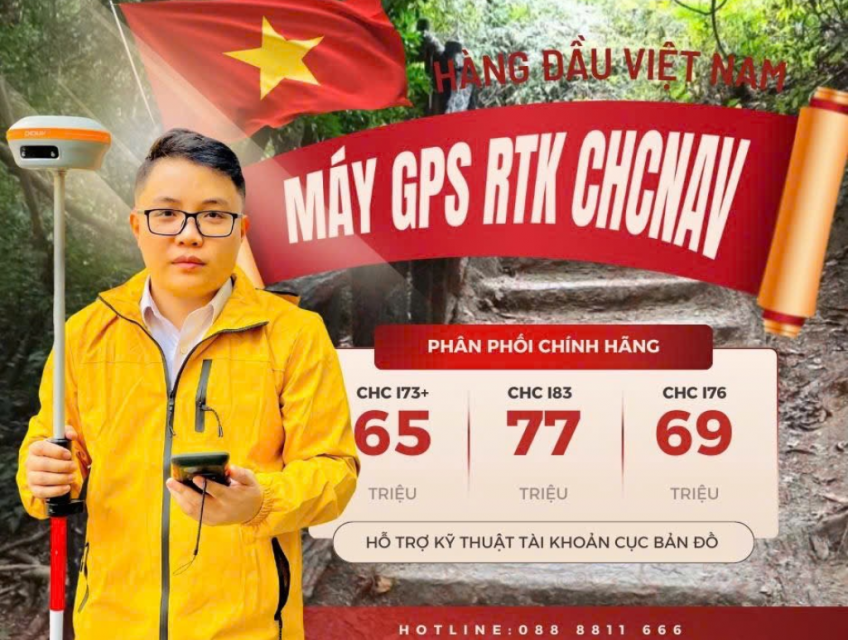 Máy GPS RTK CHCNAV – Giải pháp đo đạc chính xác hàng đầu
