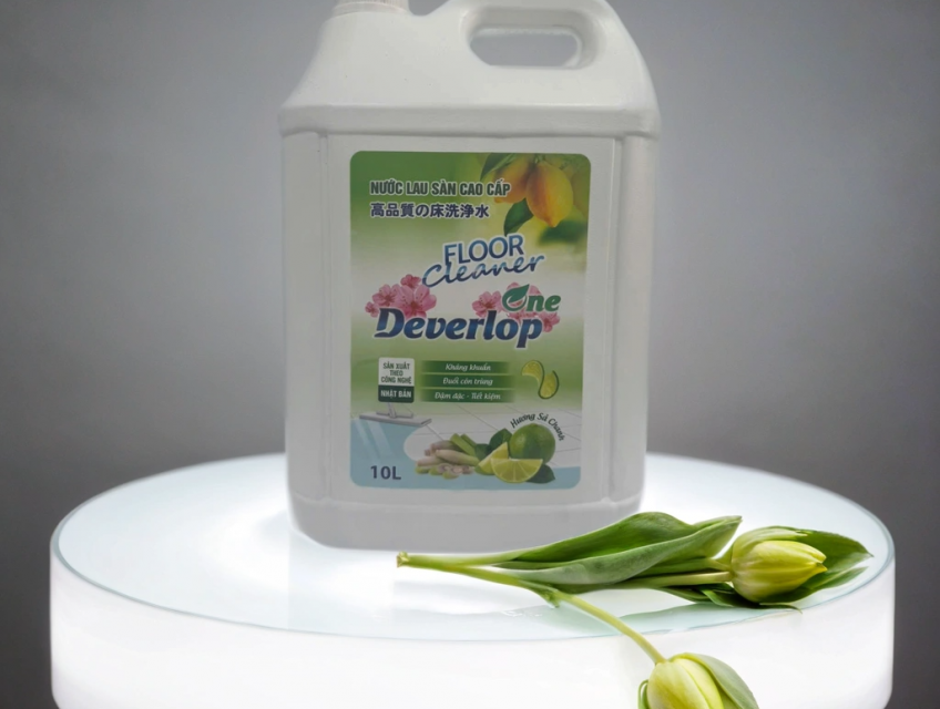 ✨Sàn nhà sạch bóng,thơm mát cả ngày với Nước lau sàn DeverlopOne 5lít