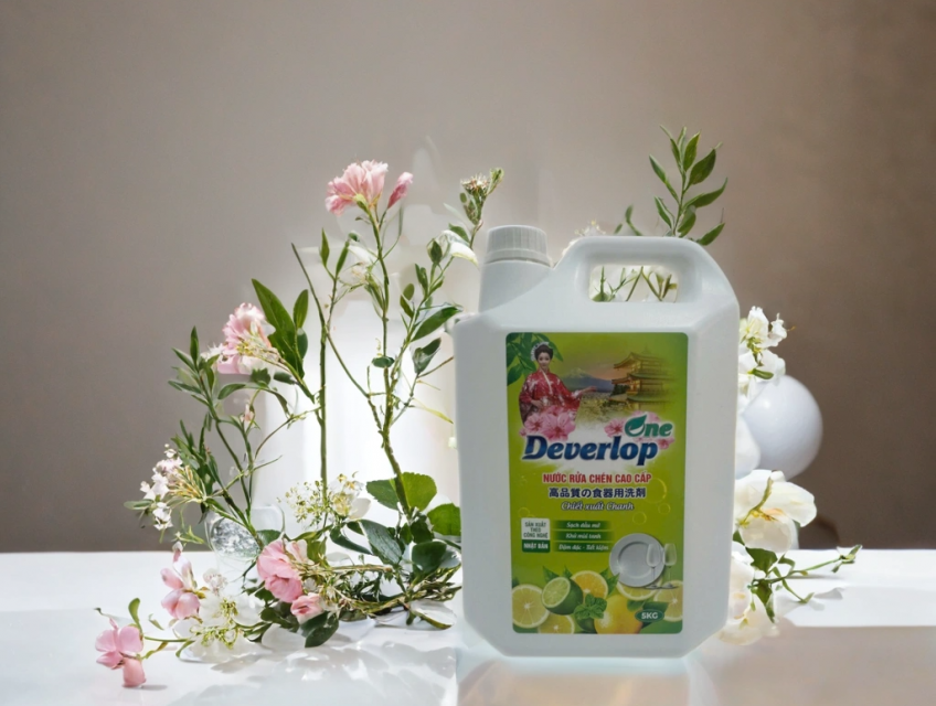 ✨ Siêu Tiết Kiệm! Nước rửa chén Deverlop One 5 lít - Bếp sạch bong
