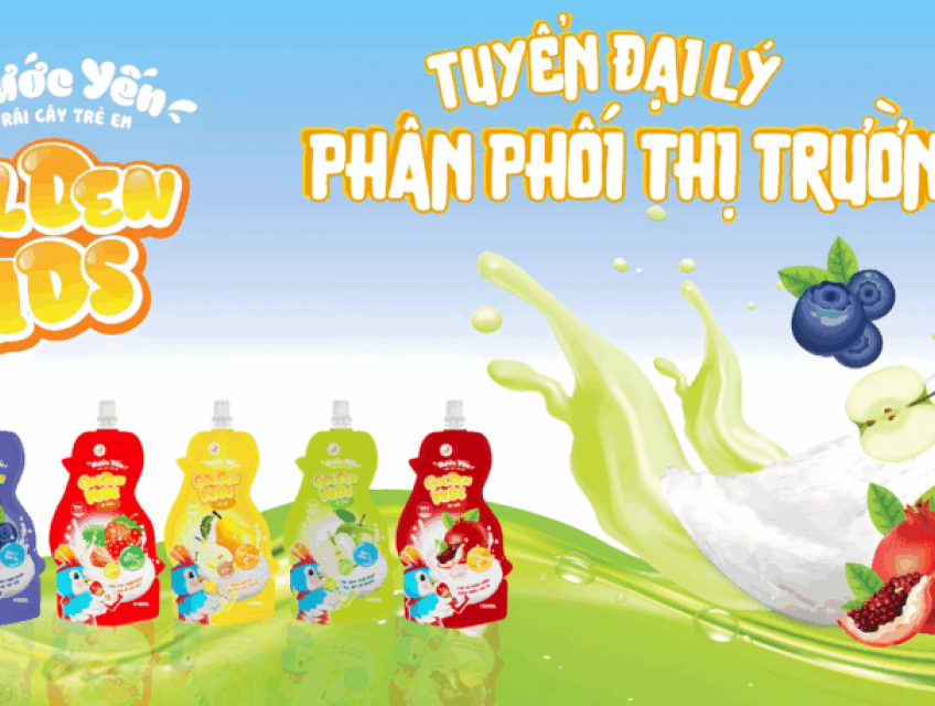 Nước yến trái cây 230mg dành cho bé được tin dùng