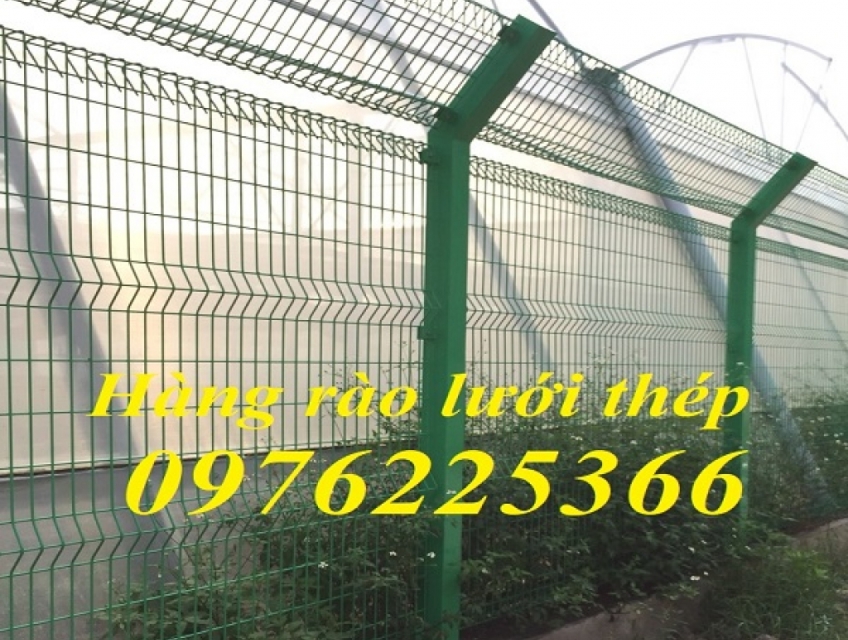 Hàng rào lưới thép hàn - Hàng rào mạ kẽm sơn tĩnh điện