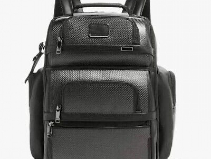 Balo Tumi Alpha 3 Brief Pack® (Da Carbon) Balo Laptop Cao Cấp