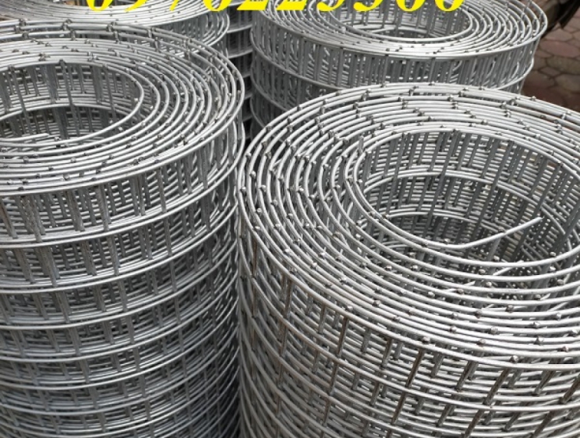 Lưới hàn mạ kẽm ô 30x30, Lưới hàn mạ kẽm 25x25