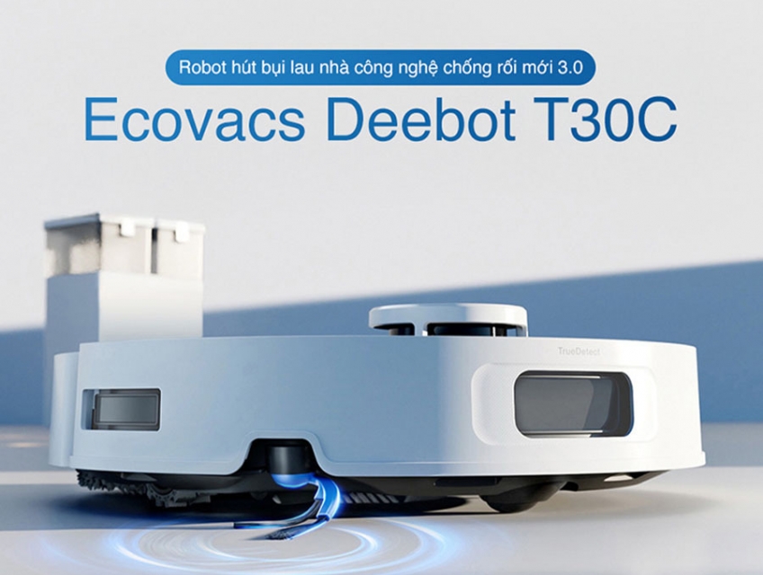 Robot lau nhà Ecovacs Deebot T30C điều khiển dễ dàng qua ứng dụng Ecovacs Home