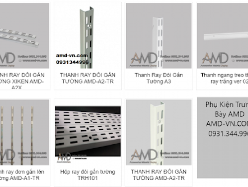 [Giải pháp lưu trữ treo tường – Kệ thanh ray AMD cho nhà thầu & KTS]