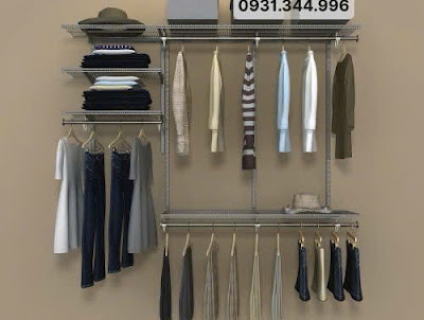 Thanh ray gắn tường treo quần áo AMD – Nhẹ nhàng vừa đủ, đẹp vừa vặn