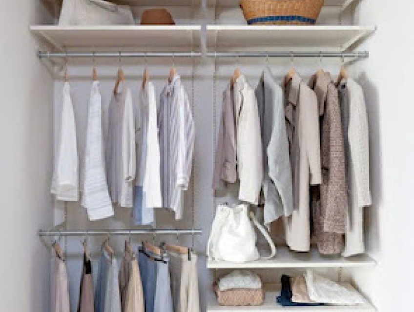 TRANG TRÍ GÓC NHÀ & TỦ QUẦN ÁO TUYỆT ĐẸP CHỈ BẰNG... KỆ THANH RAY AMD