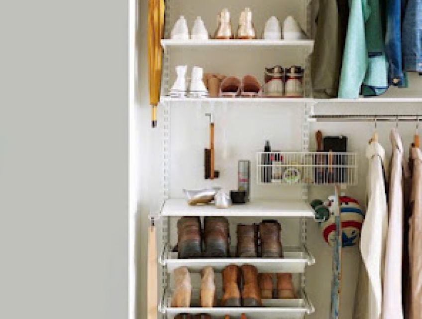 Kệ Quần Áo Lắp Ráp Thanh Ray – Một Mét Vuông Tường, Biến Hóa Thành Tủ