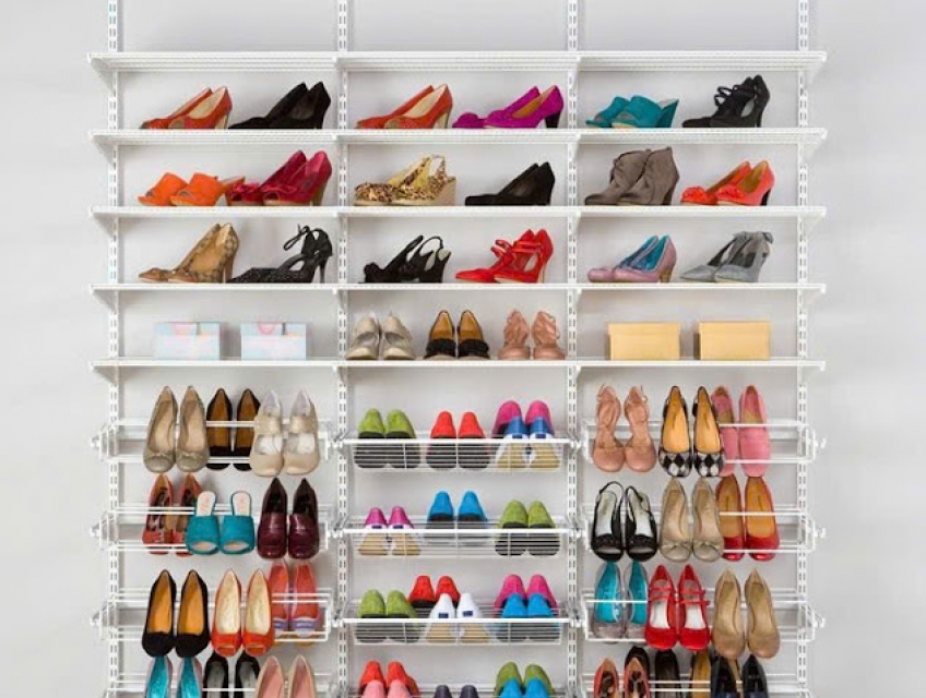 Kệ Giày “Chất Lừ” Cho Cô Nàng Cá Tính – Thanh Ray Amd hô Biến Góc Nhỏ