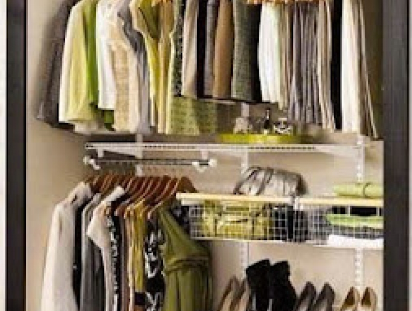 Trọ một mình? Trọ nhỏ? Giải pháp đây - bộ kệ quần áo thanh ray AMD