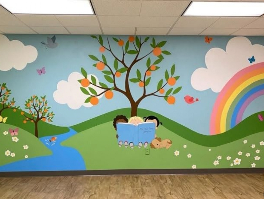 Vẽ tranh phong cảnh thiên nhiên ở Hoàng mai