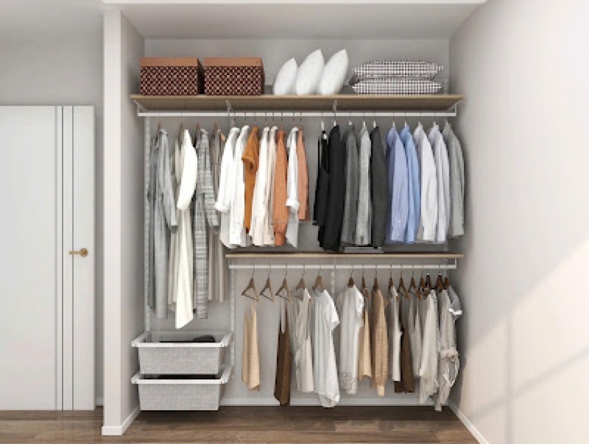 Thích một góc vừa để fashion nhưng tủ đồ bừa bộn quá làm mình cảm giác