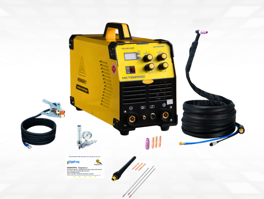 Máy Hàn TIG Lạnh Hồng Ký HKTIG250C – Giải Pháp Hàn Inox Mỏng Chính Xác