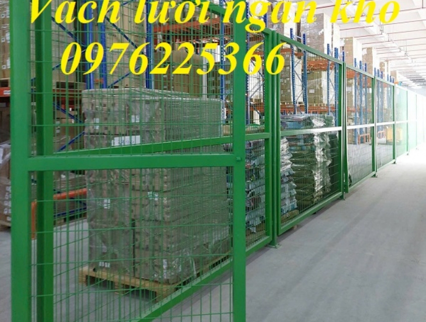Vách lưới ngăn kho D4, D5, D6