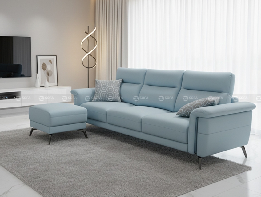 Sofa băng da cao cấp ZB1814