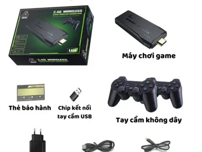 Cần bán máy game stick xanh, mới 100%!