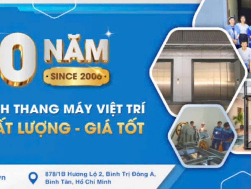 THANG MÁY VIỆT TRÍ tuyển LĐPT làm tại cty & có đi công trình