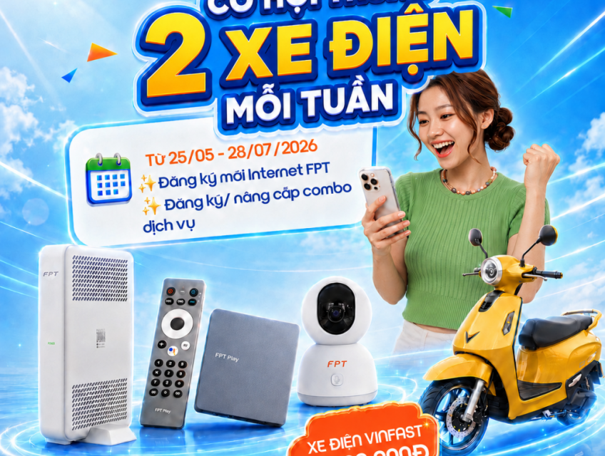Trải nghiệm chuẩn mực kết nối mới cùng dịch vụ Internet FPT Telecom