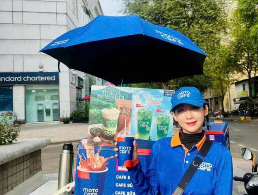 Tuyển NV bán cafe take away làm ca sáng Q1 Q3 Q5 Q7