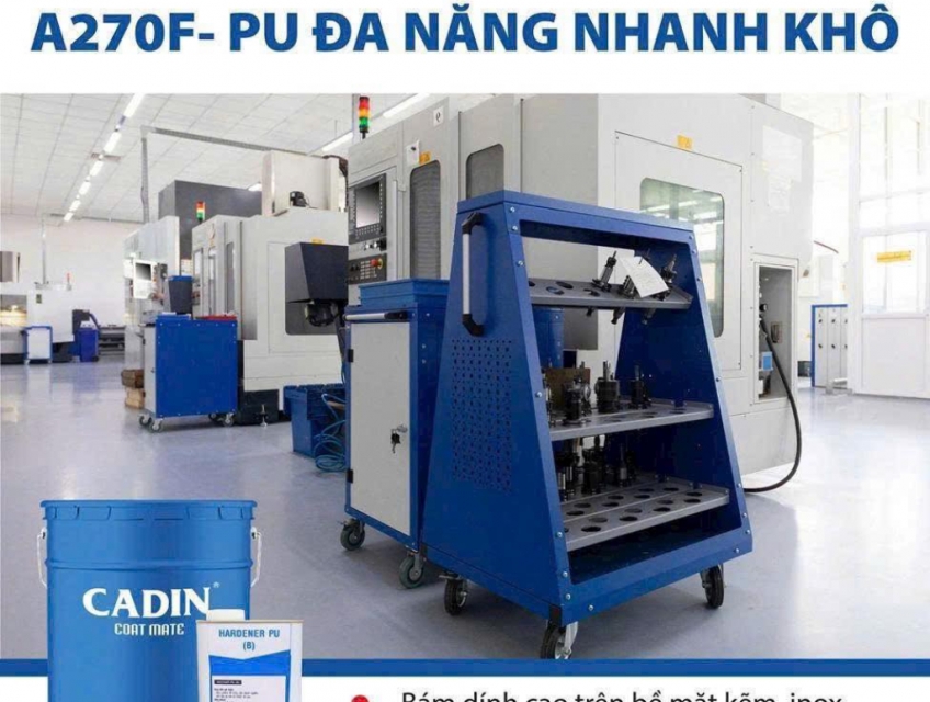 Nhà phân phối sơn PU đa năng CADIN chính hãng toàn quốc