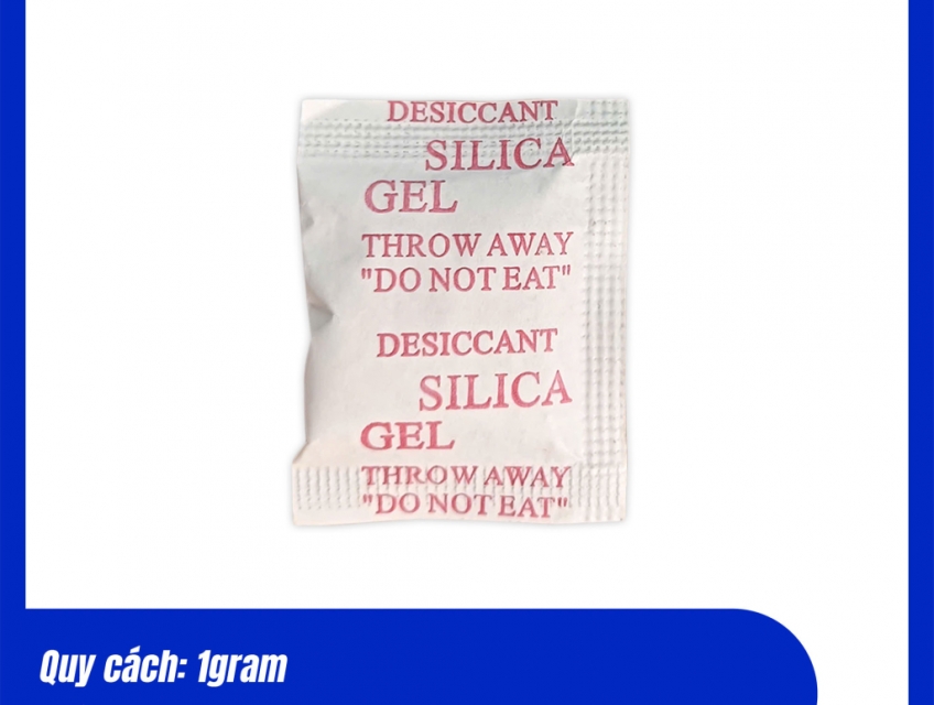 Gói hạt hút ẩm SilicaGel
