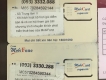 09.3333.0288 - 09.3333.2088 - Không bán lẻ - 6.000.000đ