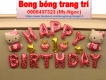 Set trọn bộ Bong Bóng TRang Trí Tiệc