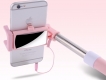 Gậy tự sướng iselfie có gương cho tự sướng selfie camera sau cực đỉnh