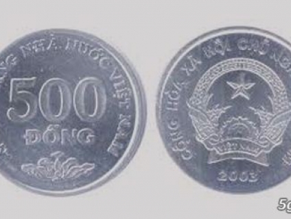 Cần mua tiền xu 200đ và 500đ phát hành năm 2003