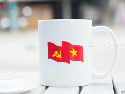 Ly sứ Minh Long - quà tặng in ấn logo theo yêu cầu