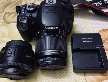 Canon 650D +Kit 18-55 ISII + Yong Uno 50 1.8