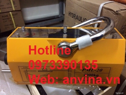 0973390135- Nam châm cẩu hàng 5000kg, Nam châm gạt tay 5000kg giá siêu