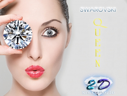 Kim cương nhân tạo Swarovski màu vàng