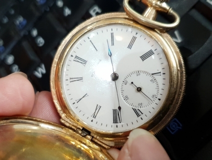 Đồng hồ quả quýt vàng khối 14k